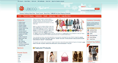 Desktop Screenshot of jaccofashion.com